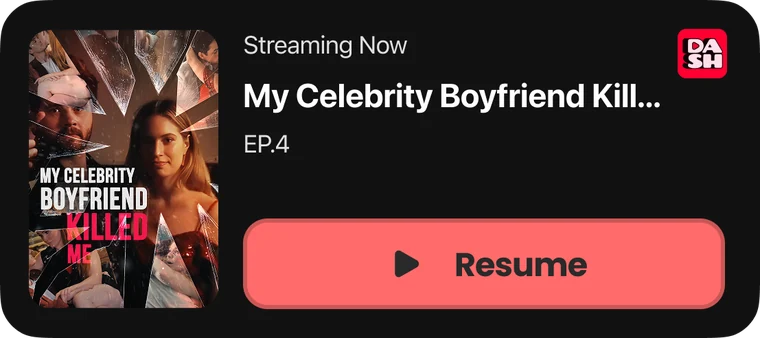 Streaming Now live activity